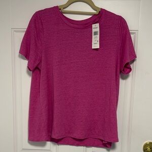 Eileen Fisher Women's Fuchsia Short-Sleeve Tee NWT